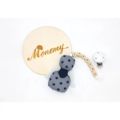 Best Schutzengel / Glücksbringer grau Sterne mit Namen personalisiert / Schutzengel Taufe / Engel aus Stoff / Geschenk Geburt Geschenke