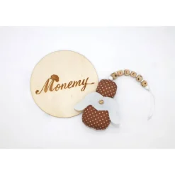 Schutzengel / Glücksbringer beige mit Namen personalisiert / Schutzengel Taufe / Engel aus Stoff / Geschenk Geburt Geschenke