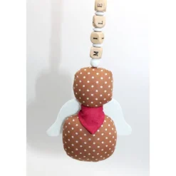Schutzengel / Glücksbringer beige mit Namen personalisiert / Schutzengel Taufe / Engel aus Stoff / Geschenk Geburt Geschenke