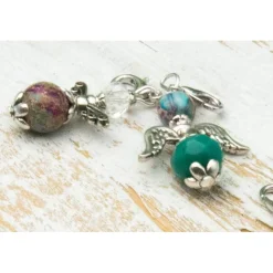 Geschenkeanhänger|KirLaagreen Schutzengel, Schlüsselanhänger, Taschenbaumler, Geschenkidee, Unisex, Mitbringsel, Adventskalenderfüllung