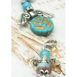 Geschenkeanhänger|KirLaagreen Schutzengel Set, Schlüsselanhänger, Taschenbaumler, Geschenkidee, Unisex, Mitbringsel, Adventskalenderfüllung