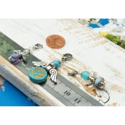 Geschenkeanhänger|KirLaagreen Schutzengel Set, Schlüsselanhänger, Taschenbaumler, Geschenkidee, Unisex, Mitbringsel, Adventskalenderfüllung
