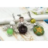 Weihnachtsaccessoires|KirLaagreen Schutzengel Set, Schlüsselanhänger, Taschenbaumler, Geschenkidee, Mitbringsel, Adventskalenderfüllung