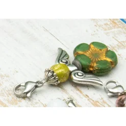 Weihnachtsaccessoires|KirLaagreen Schutzengel Set, Schlüsselanhänger, Taschenbaumler, Geschenkidee, Mitbringsel, Adventskalenderfüllung