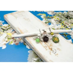 Weihnachtsaccessoires|KirLaagreen Schutzengel Set, Schlüsselanhänger, Taschenbaumler, Geschenkidee, Mitbringsel, Adventskalenderfüllung