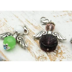 Weihnachtsaccessoires|KirLaagreen Schutzengel Set, Schlüsselanhänger, Taschenbaumler, Geschenkidee, Mitbringsel, Adventskalenderfüllung