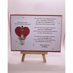 Outlet Schutzengelkarte zum Muttertag, Engel mit Karabiner Glückwunschkarten