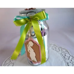 Outlet Schwangerschaft / Schwangerschafts-Survival-Kit / Befülltes Glas mit Bügelverschluss für die Schwangere Geschenke