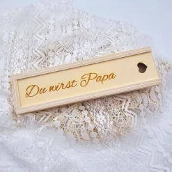 Sale Schwangerschaft verkünden | Du wirst Papa Geschenk | Schwangerschaftstest Box | Baby Verkündung | Überraschungsbox Geschenkverpackungen