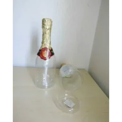 Sale Sektflasche zum Befüllen – Originelle Geschenkbox für Geldgeschenke, Süßes & Konfetti, 29 x 9 cm Hochzeitsdeko