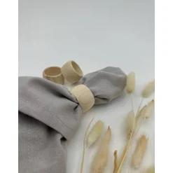 Outlet Serviettenringe aus Holz 43mm rund, Natur Buche – Perfekt für Hochzeit, Geburtstag & DIY-Deko Servietten