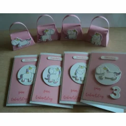 Sale 1set Einladungskarten zum Kindergeburtstag Party Motto Einhorn Unicorn Mädchen Einladungen Grußkarte Einladung Kinder Einladungskarten