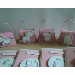 Sale 1set Einladungskarten zum Kindergeburtstag Party Motto Einhorn Unicorn Mädchen Einladungen Grußkarte Einladung Kinder Einladungskarten