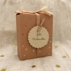 Geschenkverpackungen|Das Manufaktürchen Köln Set Frohe Weihnachten • Mini-Weihnachtskarten Geschenkanhänger Sticker