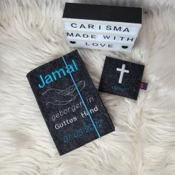 Set Gotteslobhülle Gottes Hand mit Rosenkranztasche Gotteslobhülle