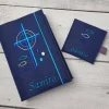 Discount Set Gotteslobhülle Kreuz mit Kreise und Rosenkranztasche Gotteslobhülle