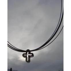 Schmuck|Seelenfeuer Silber Kreuz auf der Basis des Regenbogens, Geschenke Kommunion  Konfirmation Taufe