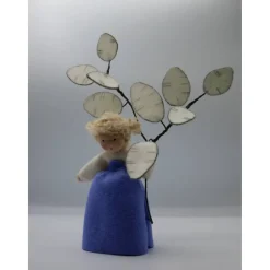 Best Silberling - Silberblatt - Mondviole - Blumenkind - Jahreszeitentisch - Waldorf Art - Herbst Dekoration - Art.Nr. HE7 Herbst