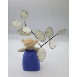 Best Silberling - Silberblatt - Mondviole - Blumenkind - Jahreszeitentisch - Waldorf Art - Herbst Dekoration - Art.Nr. HE7 Herbst
