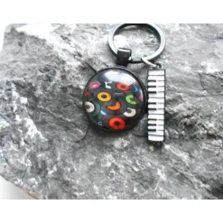 Best Single, Vinyl, Musik, Keyboard   Cabochon Rund  Schlüsselanhänger, Retro, Männerschmuck Geschenke Für Männer