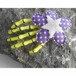 New Skeletthand Haarklammer Stern polka dots Accessoires