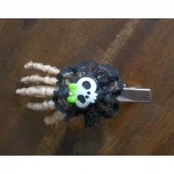 Best Skull Totenkopf Skeletthand Haarklammer gothic Accessoires