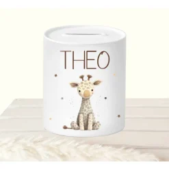 Hot Spardose Kind Löwe personalisiert, Sparschwein mit Namen Kind, Geburtstagsgeschenk Kind, Kinderspardose Geschenk Geldgeschenke