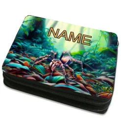 Discount Spinne Federmäppchen inkl. Inhalt mit Name / personalisierbar Kinder Federmäppchen