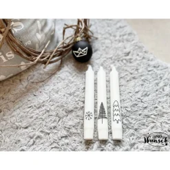 Clearance Stabkerzen | Kerzen | individuell | Geschenke | Mitbringsel | Weihnachten | Tannenbaum | Skandi