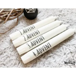 Outlet Stabkerzen | Kerzen | individuell | Geschenke | Mitbringsel | Weihnachten | Advent | Skandi
