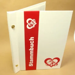New Stammbuch DIN A5 weiß rot Hochzeitsgästebuch
