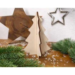 Sale Steck-Tannenbaum aus Holz mit Sternchen (Bastelset) Weihnachtsdeko