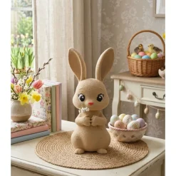 Sale Stehender Hase, Süßer Hase, Osterdeko Minimalistisch, Kleine Ostergeschenke für Erwachsene, Tischdeko Ostern Osterdeko