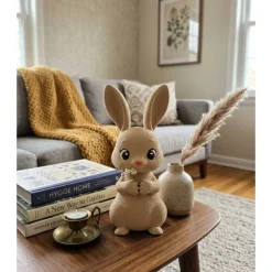 Sale Stehender Hase, Süßer Hase, Osterdeko Minimalistisch, Kleine Ostergeschenke für Erwachsene, Tischdeko Ostern Osterdeko