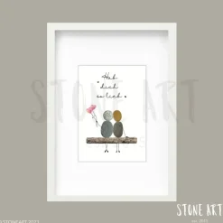 Best Steinbild „Hab dich so lieb“ – Persönliches Geschenk für Herzensmenschen & Partner Hochzeitsgeschenke