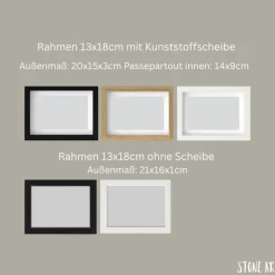 Steinbild Petersilienhochzeit – Personalisiertes Geschenk zur 12,5-jährigen Hochzeit Hochzeitsgeschenke