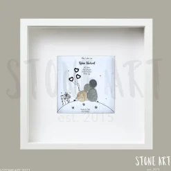 Sale Steinbild Rubinhochzeit – Personalisiertes Geschenk zum 40. Hochzeitstag mit individueller Gestaltung Hochzeitsgeschenke