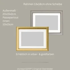 Sale Steinbild Trauer personalisiert – Manchmal bist du in unseren Träumen blau – Erinnerungsbild Mutmacher