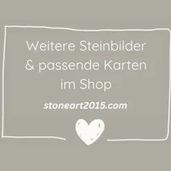 Steinbild zur Goldenen Hochzeit – handgemachtes Geschenk zum 50. Hochzeitstag, optional mit Karte Hochzeitsgeschenke