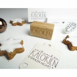 Weihnachtsstempel|schlüsselundwort - stempel Stempel für Keksverpackungen 