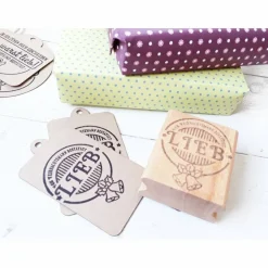 Stempel "Weihnachten" Du warst lieb für Etikett  oder Geschenke, Weihnachtsanhänger, Geschenkeanhänger oder Geschenkpapier Weihnachtsstempel
