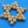 Stern aus Holzperlen, natur, Weihnachtsstern, Advent, Dekoration, Geschenkanhänger, Baumschmuck Baumschmuck