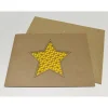 Clearance „Stern“ Karte gelasert Weihnachtskarten