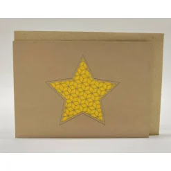 Clearance „Stern“ Karte gelasert Weihnachtskarten