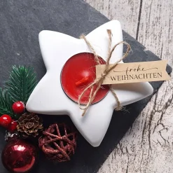 Hot Stern Teelichthalter ~ Kerzenhalter Weihnachten ~ Deko Weihnachtsstern Kerzen & Beleuchtung