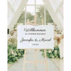 Outlet Sticker für Willkommensschild Empfangstafel personalisiert,Wedding Verlobung Willkommensschild Hochzeit, Hochzeitsdeko,H Accessoires
