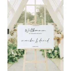 Sticker für Willkommensschild Empfangstafel personalisiert,Wedding Verlobung Willkommensschild Hochzeit, Hochzeitsdeko,H Accessoires