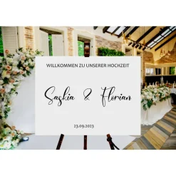 Outlet Sticker für Willkommensschild Empfangstafel personalisiert,Wedding Verlobung Willkommensschild Hochzeit, Hochzeitsdeko,H Accessoires