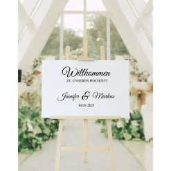 New Sticker für Willkommensschild Empfangstafel personalisiert,Wedding Verlobung Willkommensschild Hochzeit, Hochzeitsdeko,H Accessoires