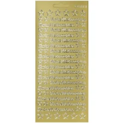 Hot Stickerbogen Frohe Weihnachten 18 Schriftzüge Bastelzubehör